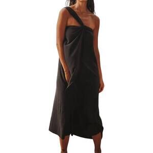 NEW HANDLOOM pia maxi dress in black